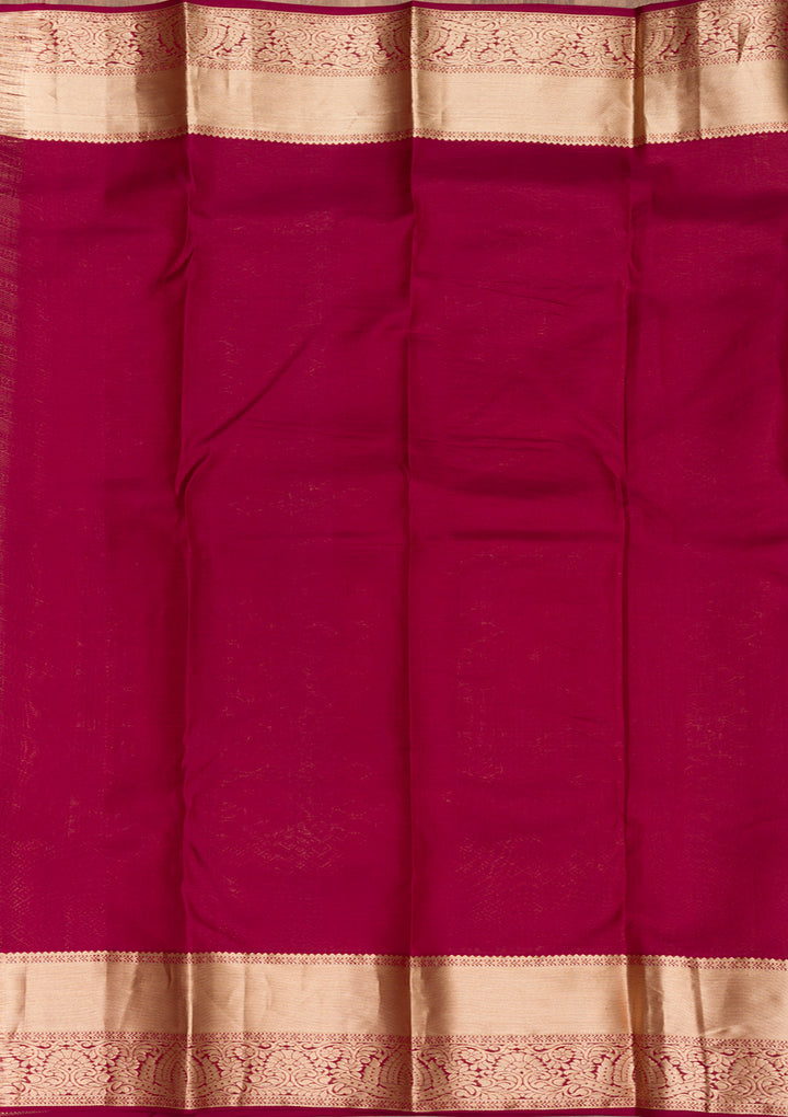 Maroon Zariwork Kanjivaram Pure Silk Saree
