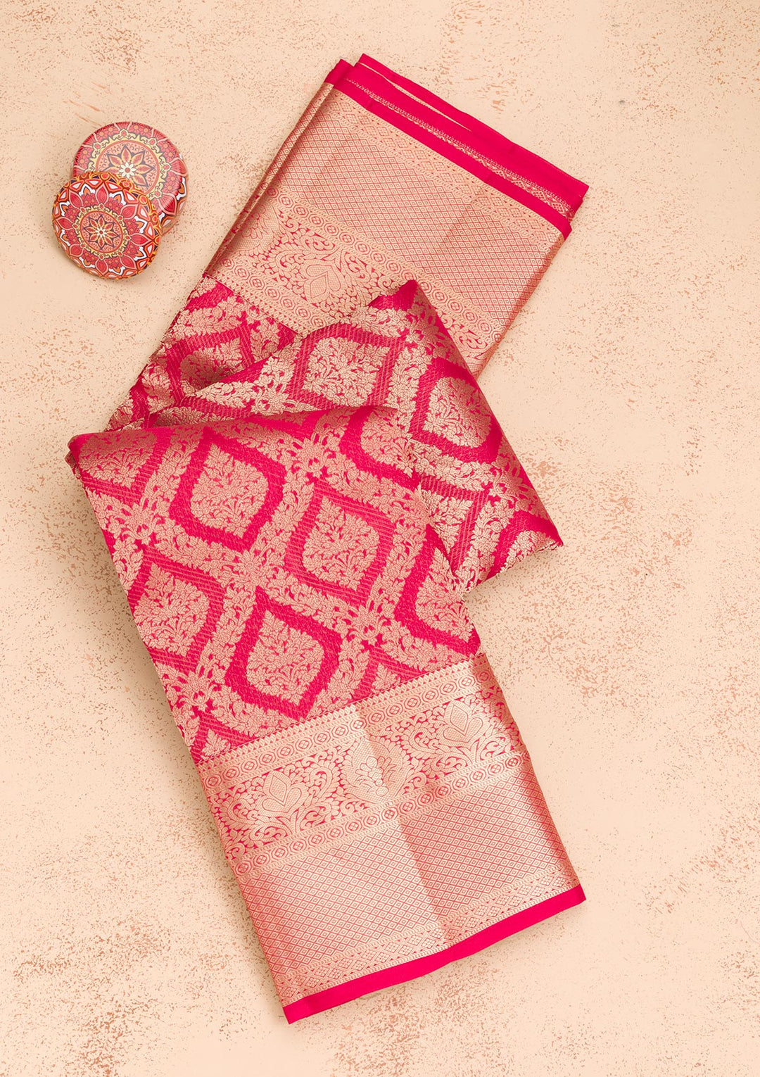 Maroon Zariwork Banarasi Pure Silk Saree