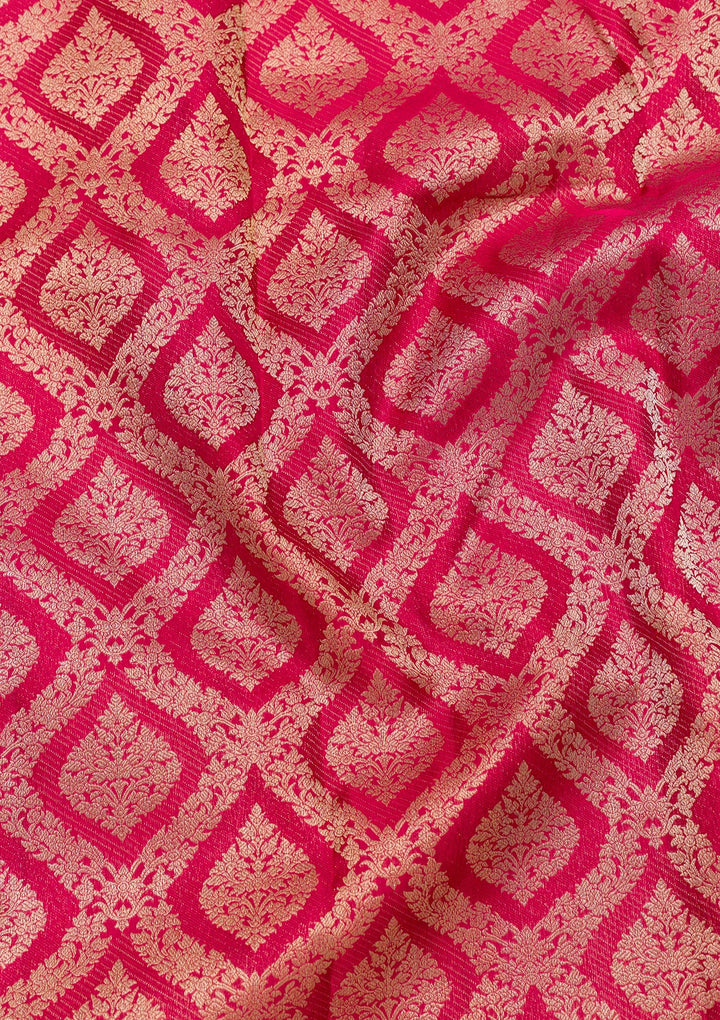 Maroon Zariwork Banarasi Pure Silk Saree