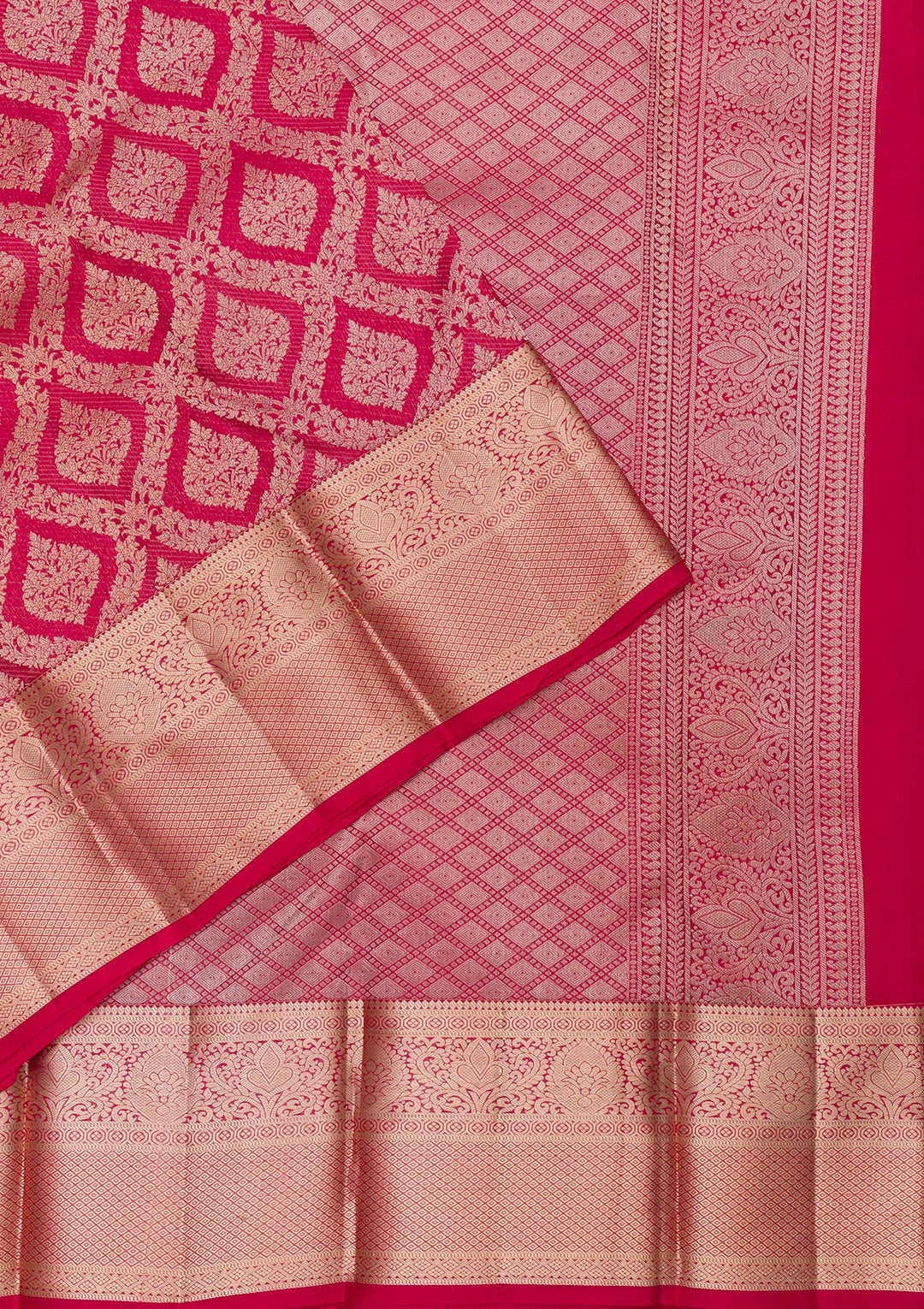 Maroon Zariwork Banarasi Pure Silk Saree