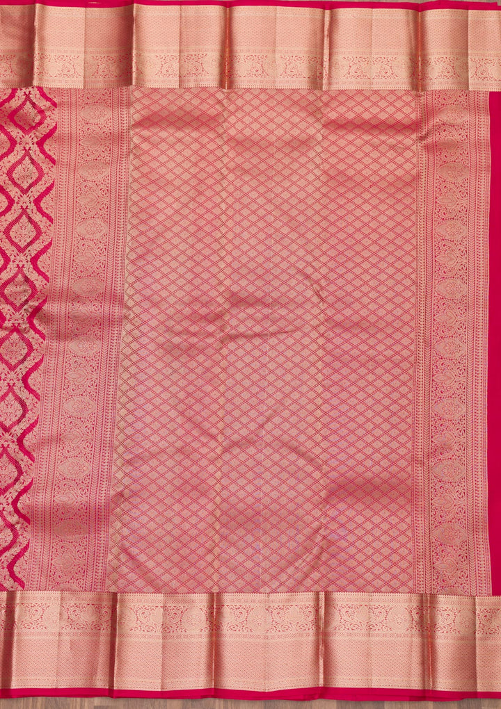 Maroon Zariwork Banarasi Pure Silk Saree