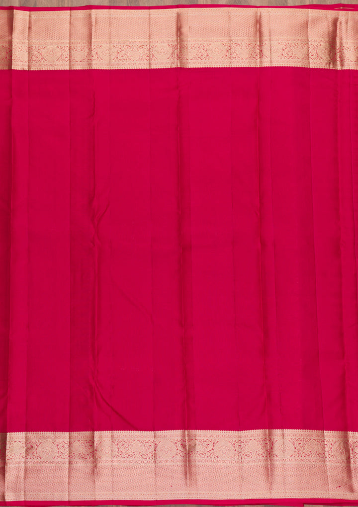 Maroon Zariwork Banarasi Pure Silk Saree
