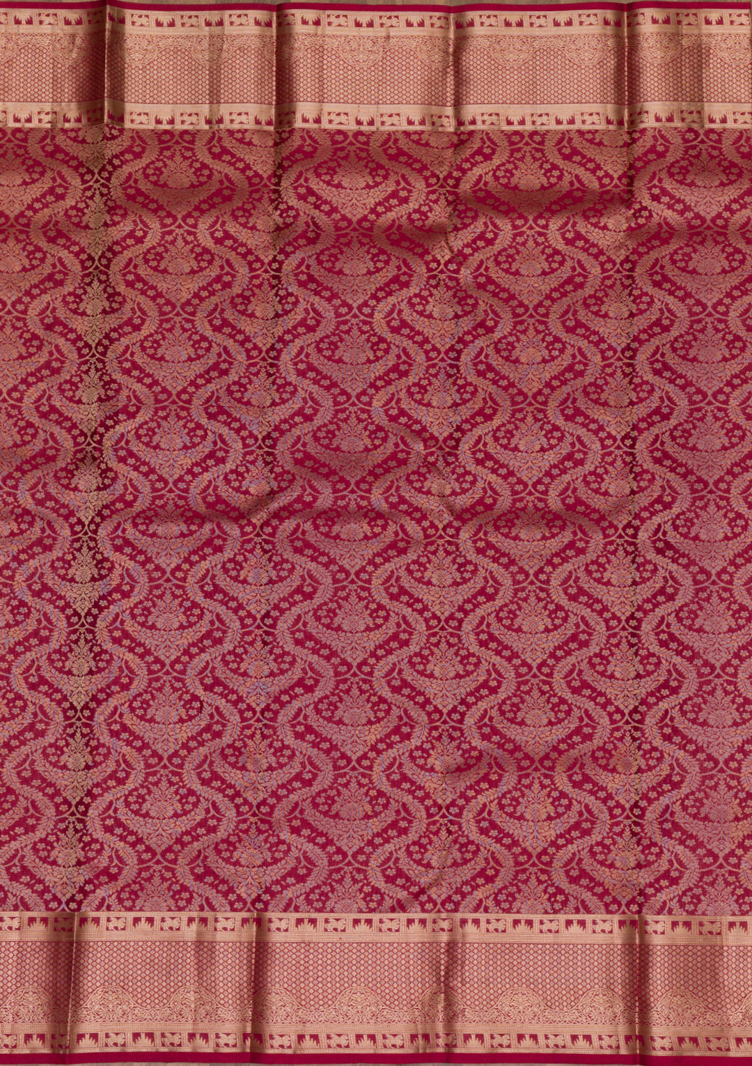 Maroon Zariwork Banarasi Pure Silk Saree