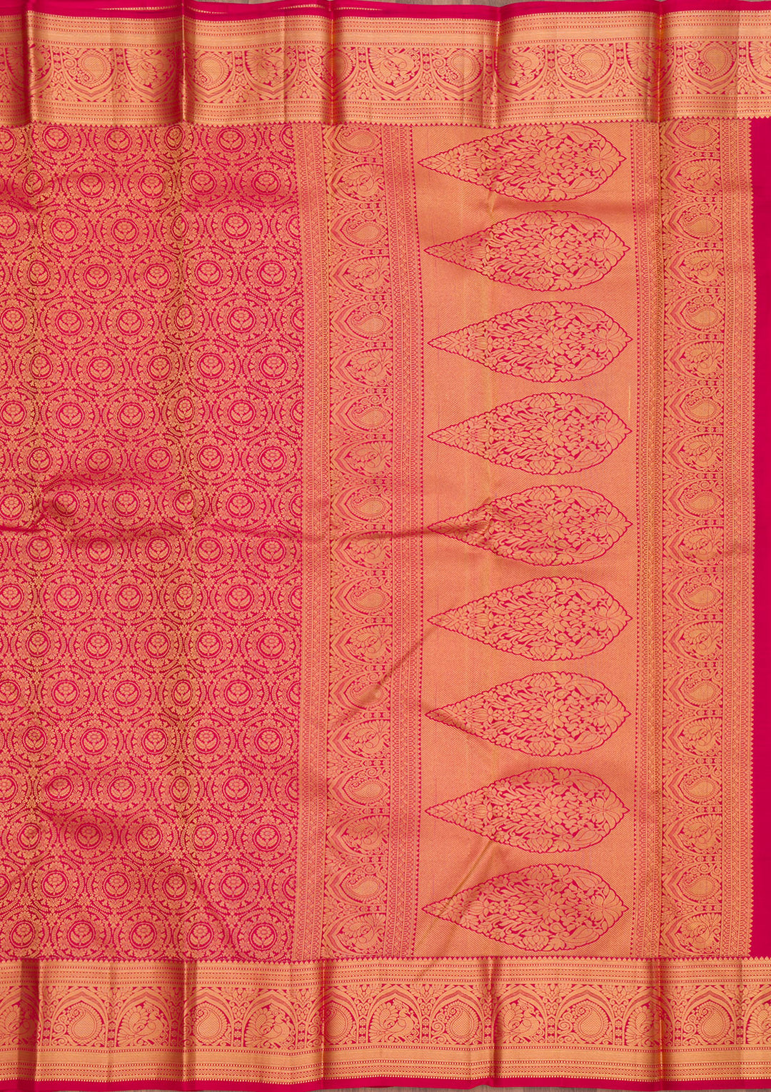 Maroon Zariwork Pure Silk Saree