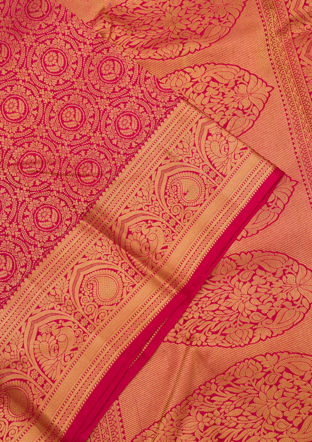 Maroon Zariwork Pure Silk Saree