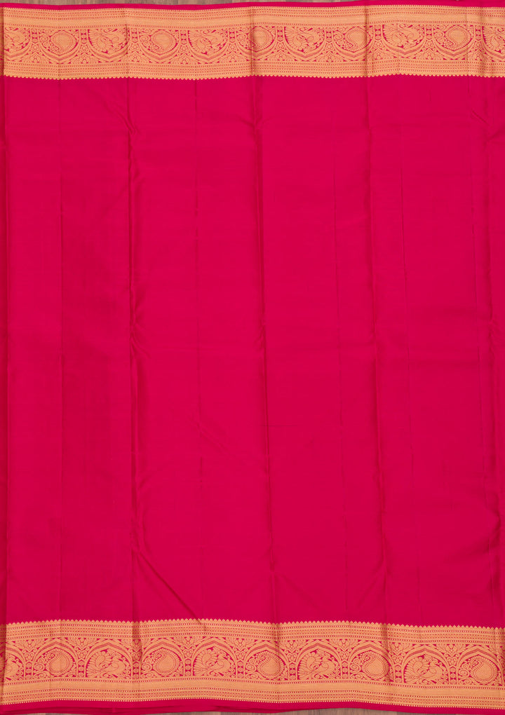 Maroon Zariwork Pure Silk Saree