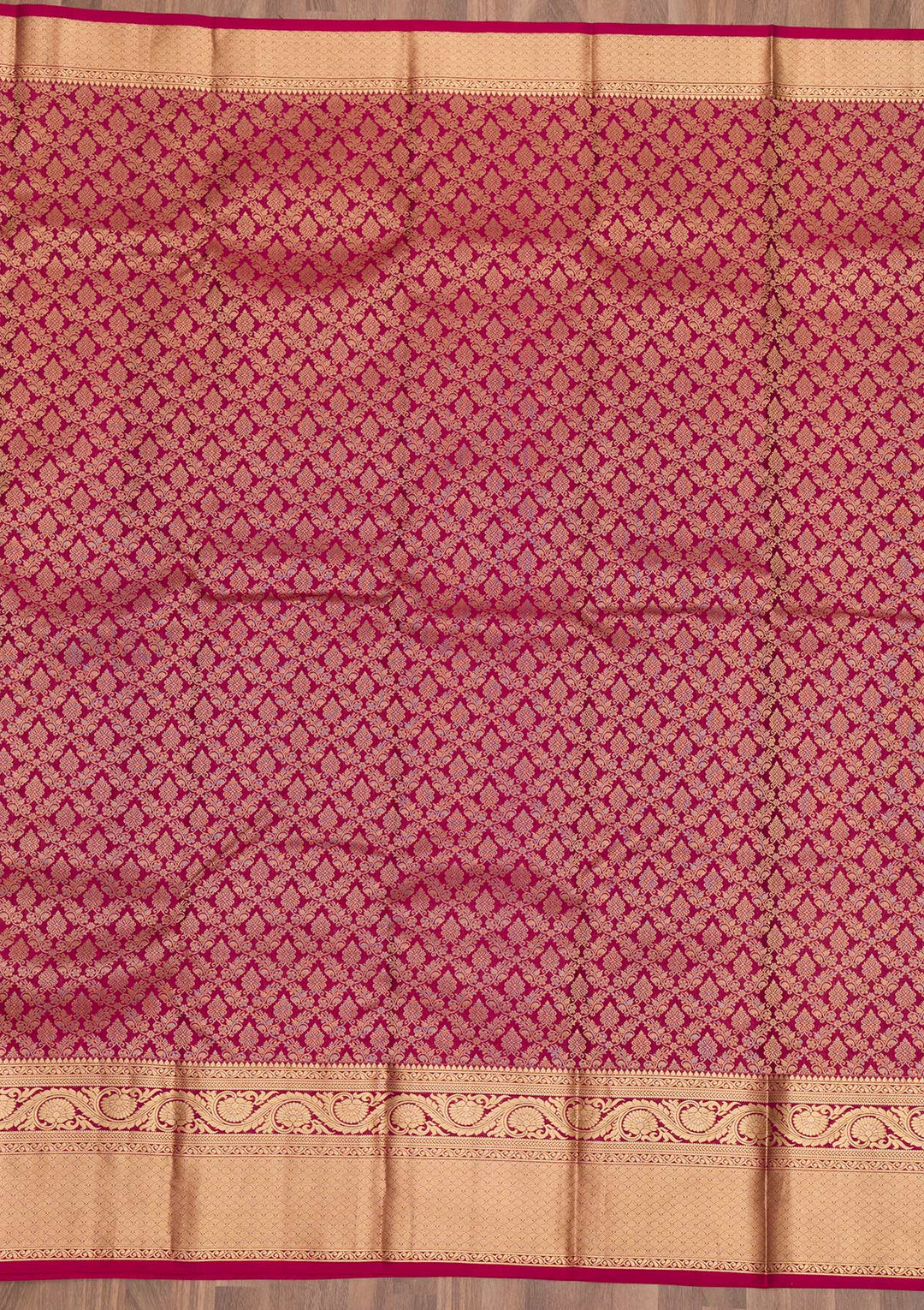 Maroon Zariwork Pure Silk Saree