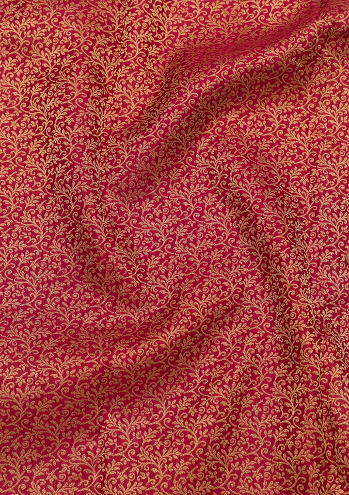 Maroon Zariwork Kanjivaram Pure Silk Saree