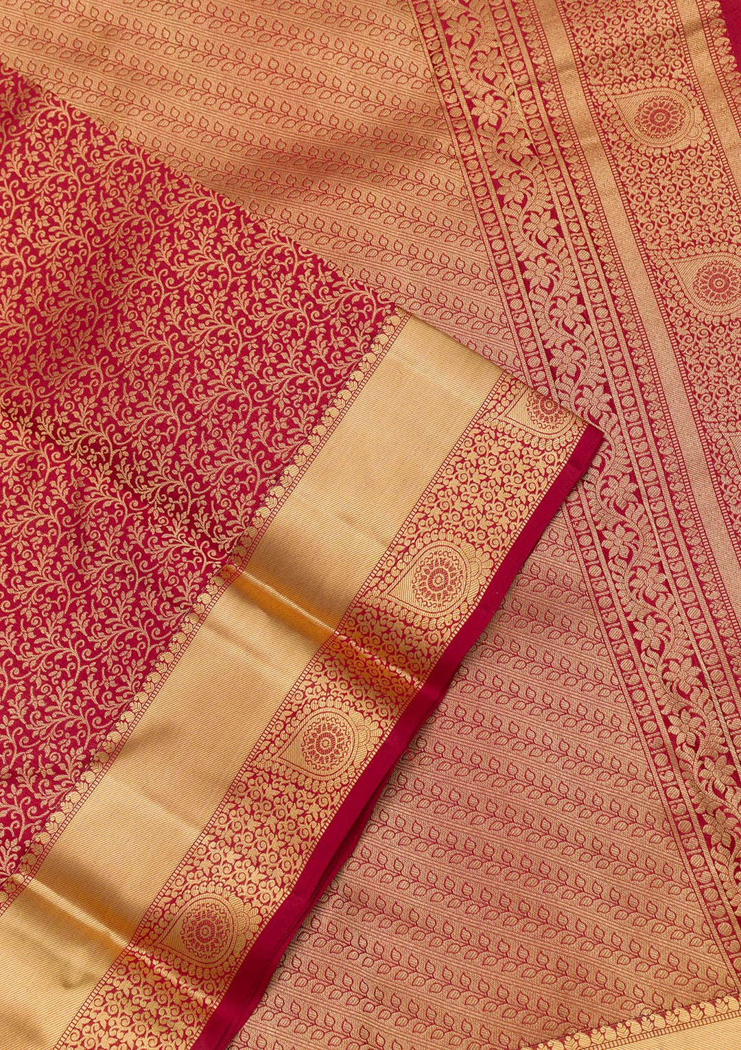 Maroon Zariwork Kanjivaram Pure Silk Saree