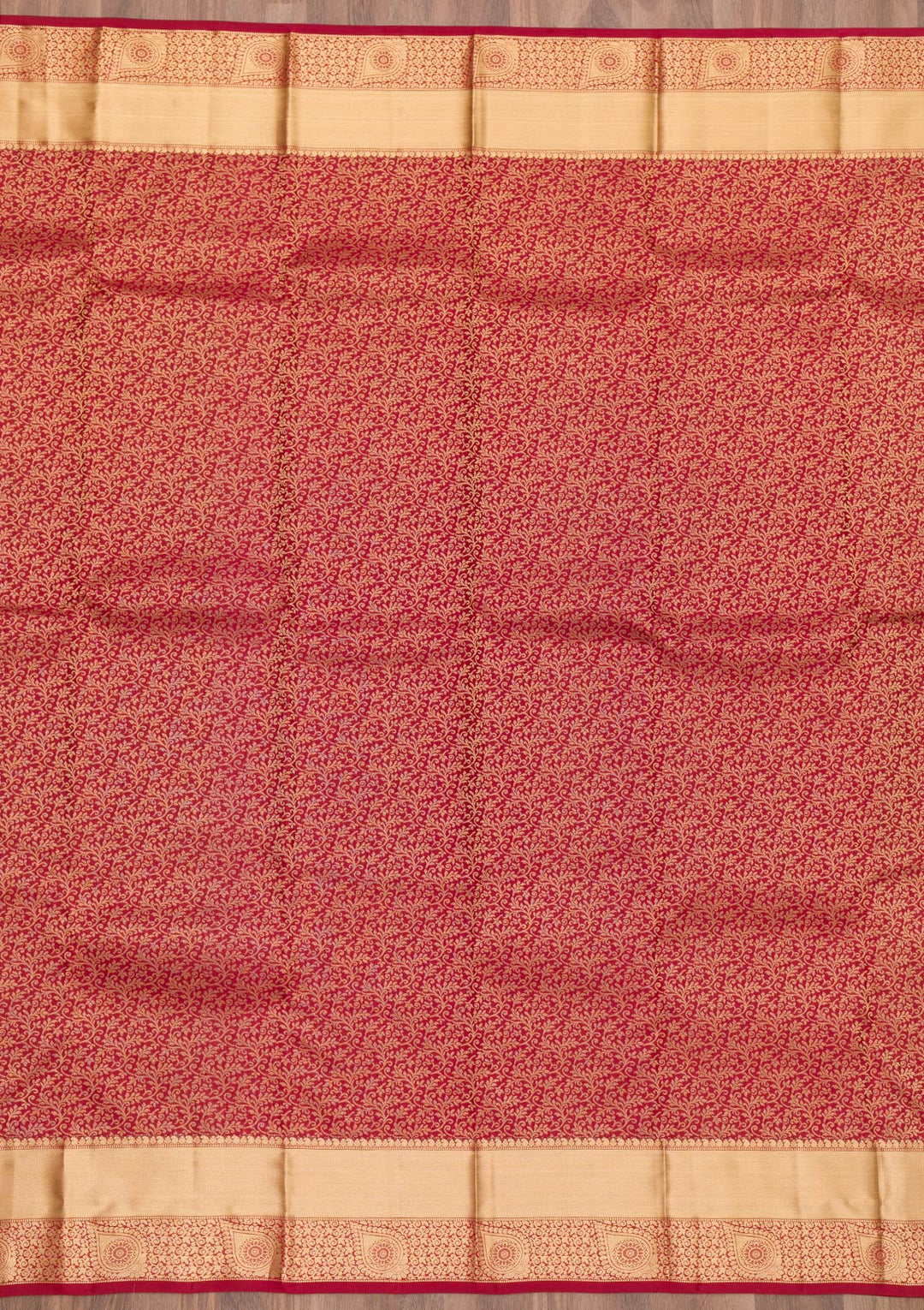 Maroon Zariwork Kanjivaram Pure Silk Saree