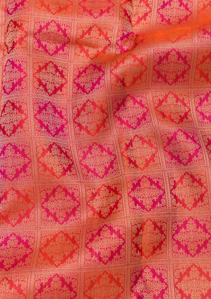 Maroon Zariwork Kanjivaram Pure Silk Saree