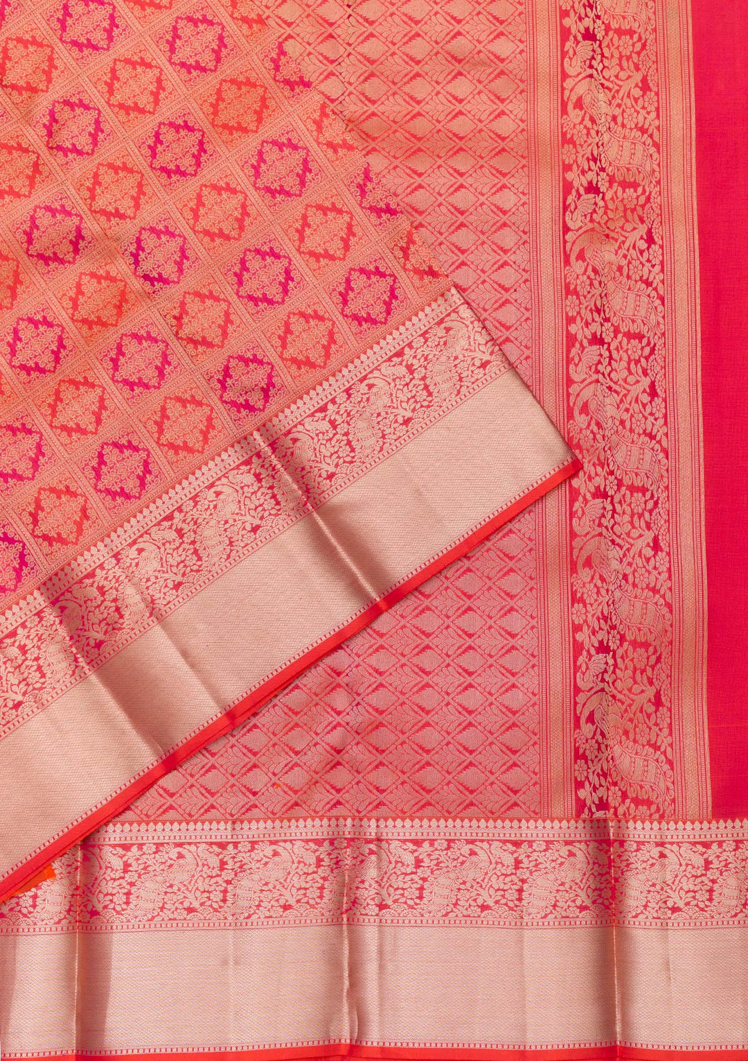Maroon Zariwork Kanjivaram Pure Silk Saree