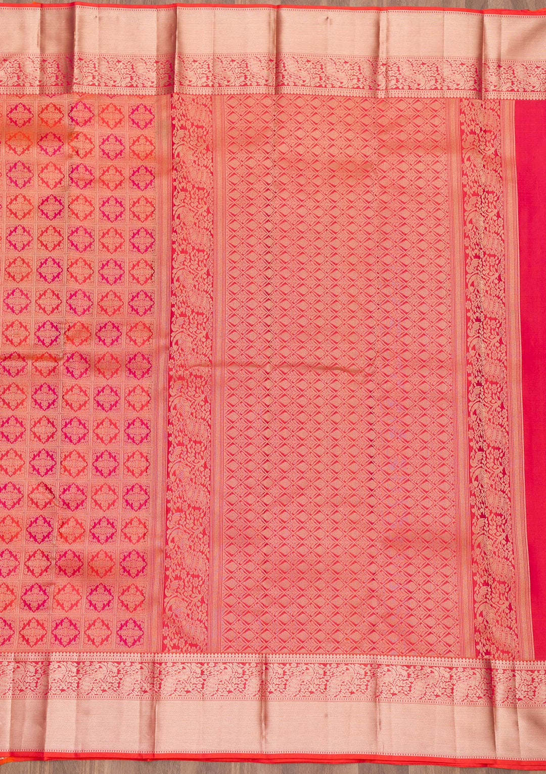 Maroon Zariwork Kanjivaram Pure Silk Saree