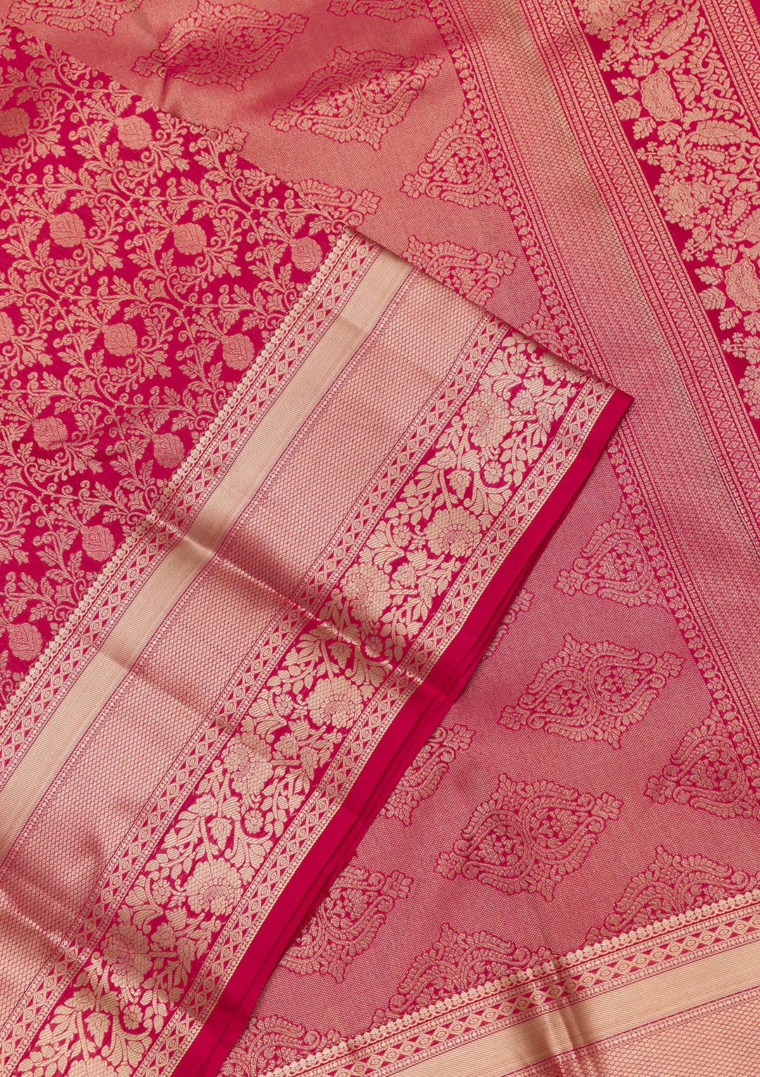 Maroon Zariwork Pure Silk Saree