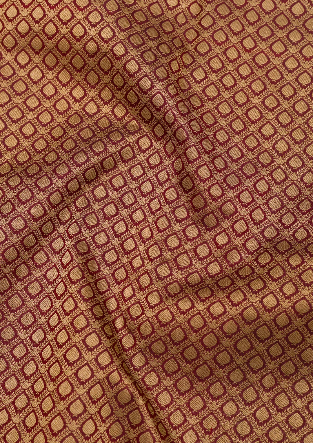 Maroon Zariwork Pure Silk Saree