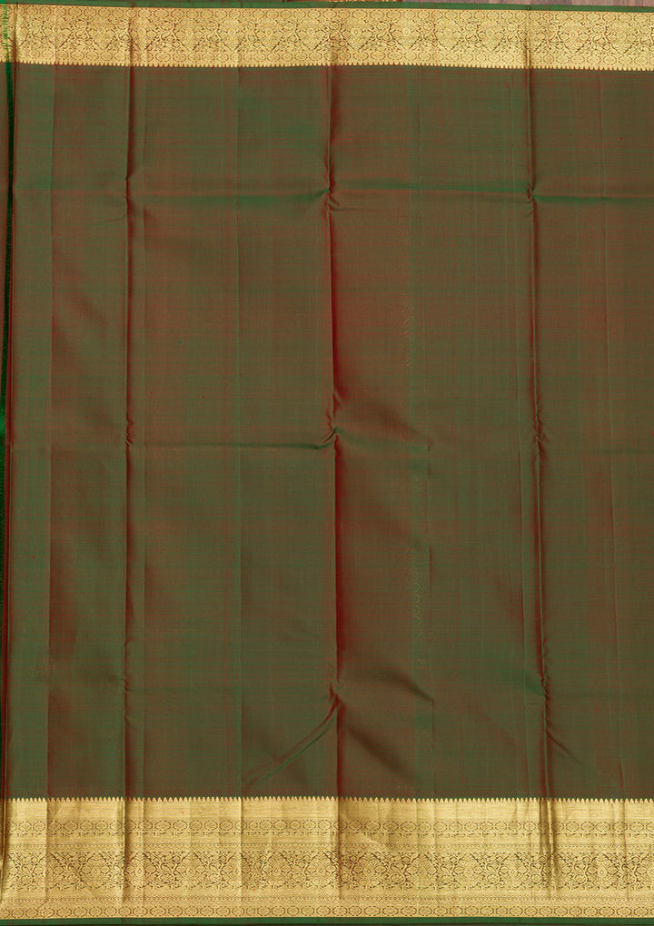 Maroon Zariwork Pure Silk Saree