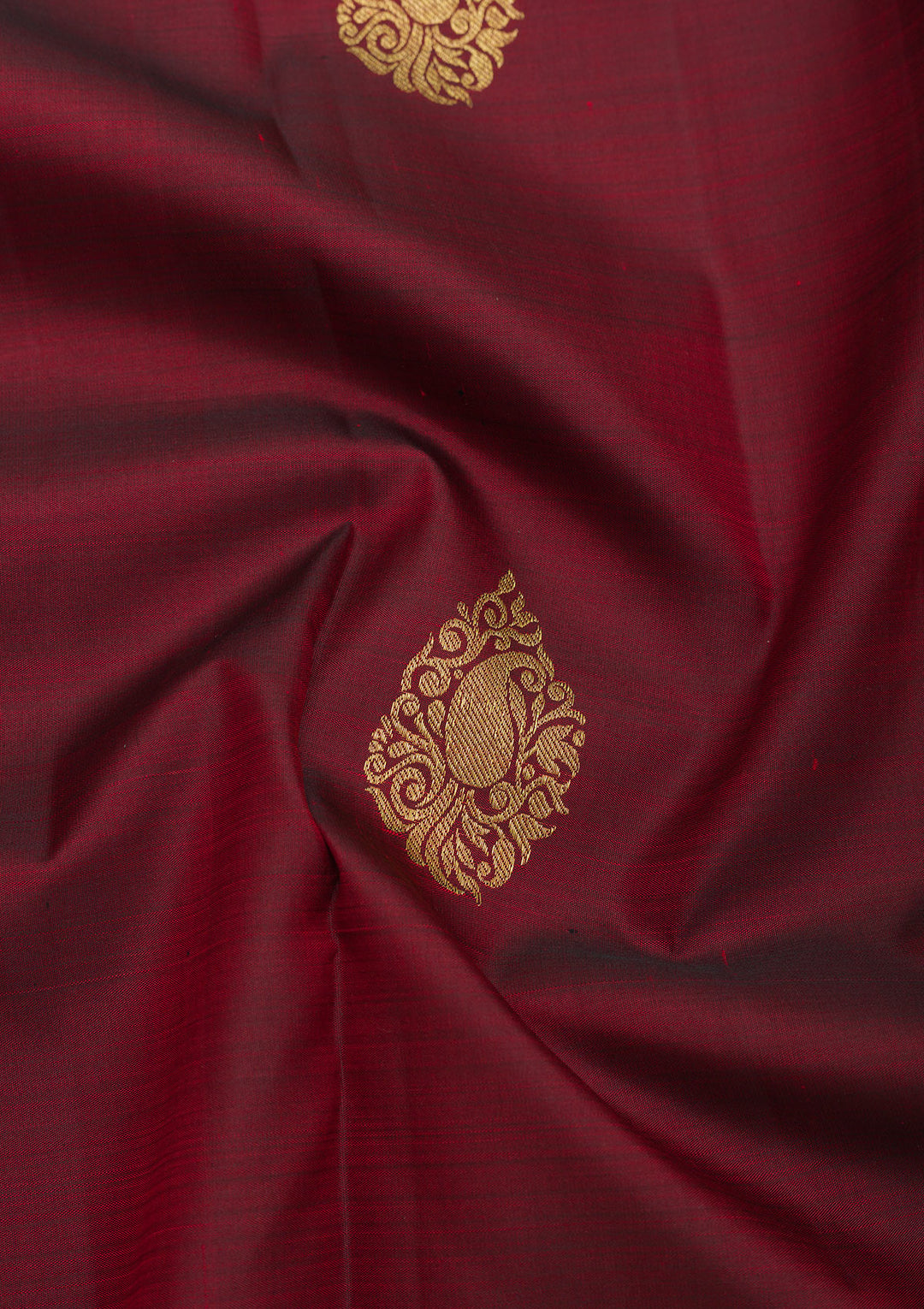 Maroon Zariwork Pure Silk Saree