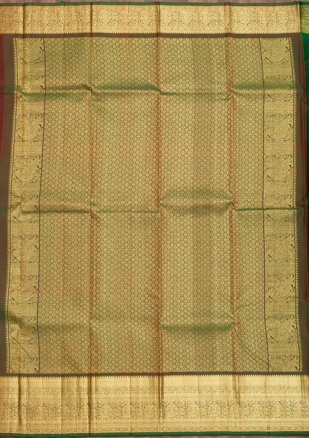 Maroon Zariwork Pure Silk Saree