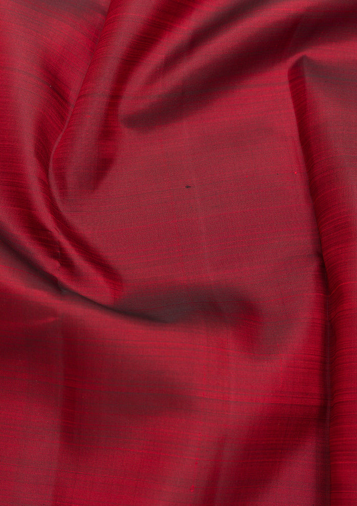 Maroon Zariwork Pure Silk Saree