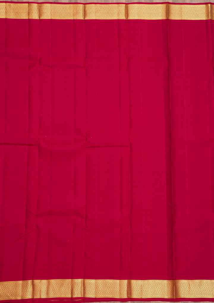 Maroon Zariwork Pure Silk Saree