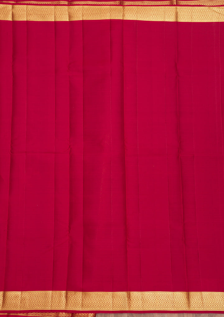 Maroon Zariwork Pure Silk Saree