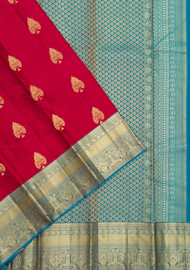 Maroon Zariwork Banarasi Pure Silk Saree