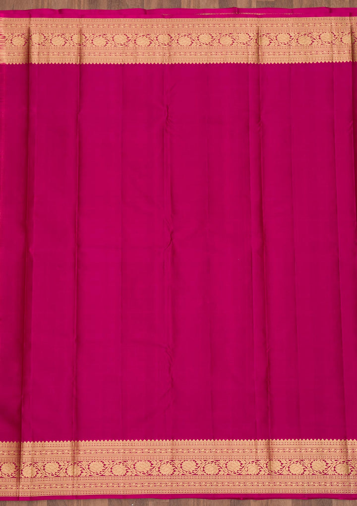 Maroon Zariwork Pure Silk Saree