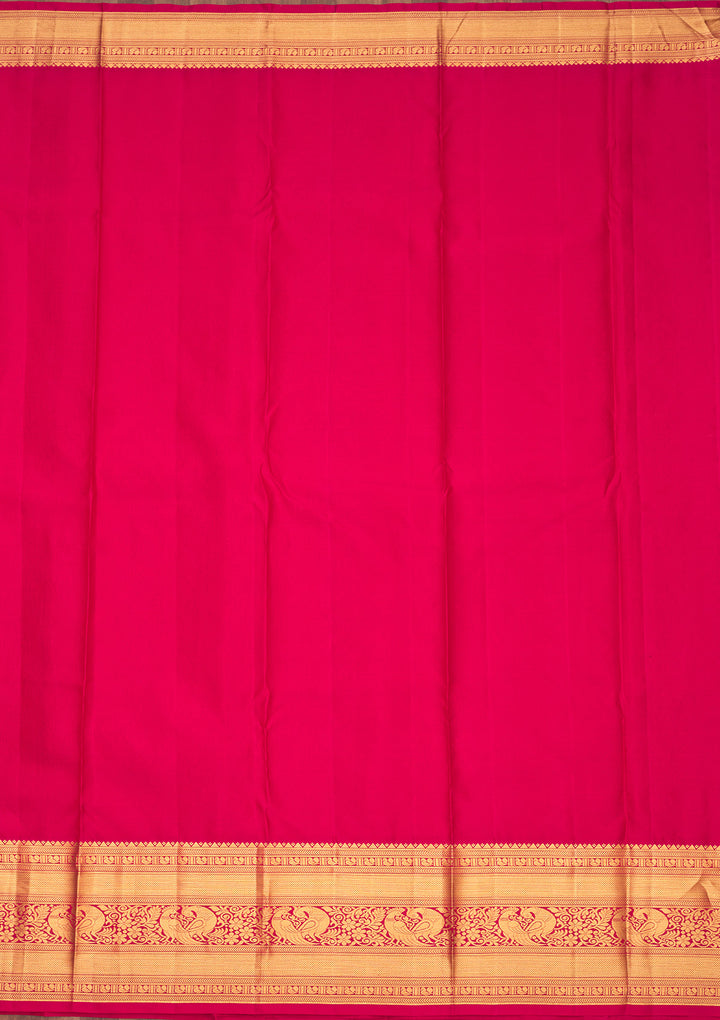 Maroon Zariwork Pure Silk Saree