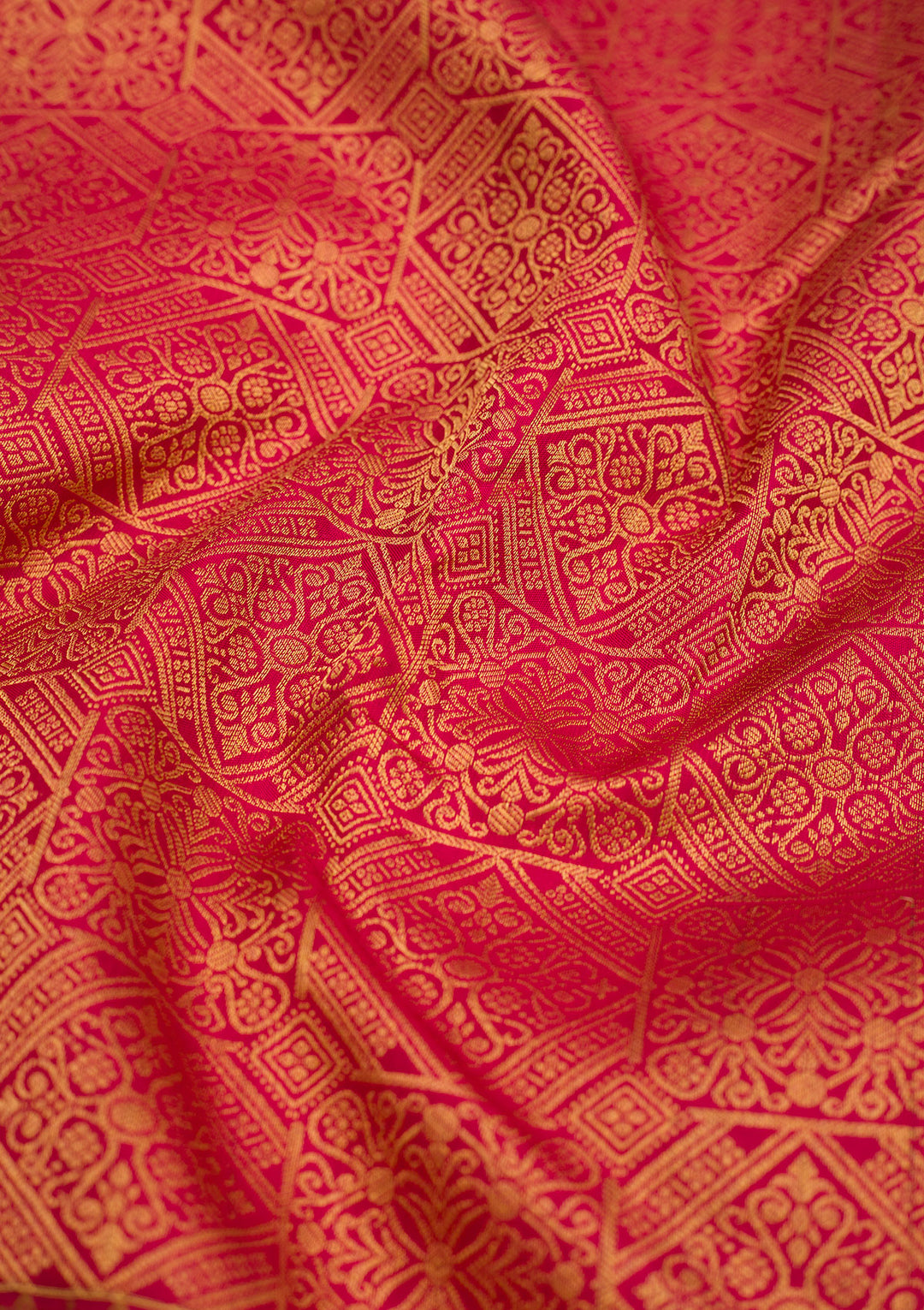 Maroon Zariwork Pure Silk Saree
