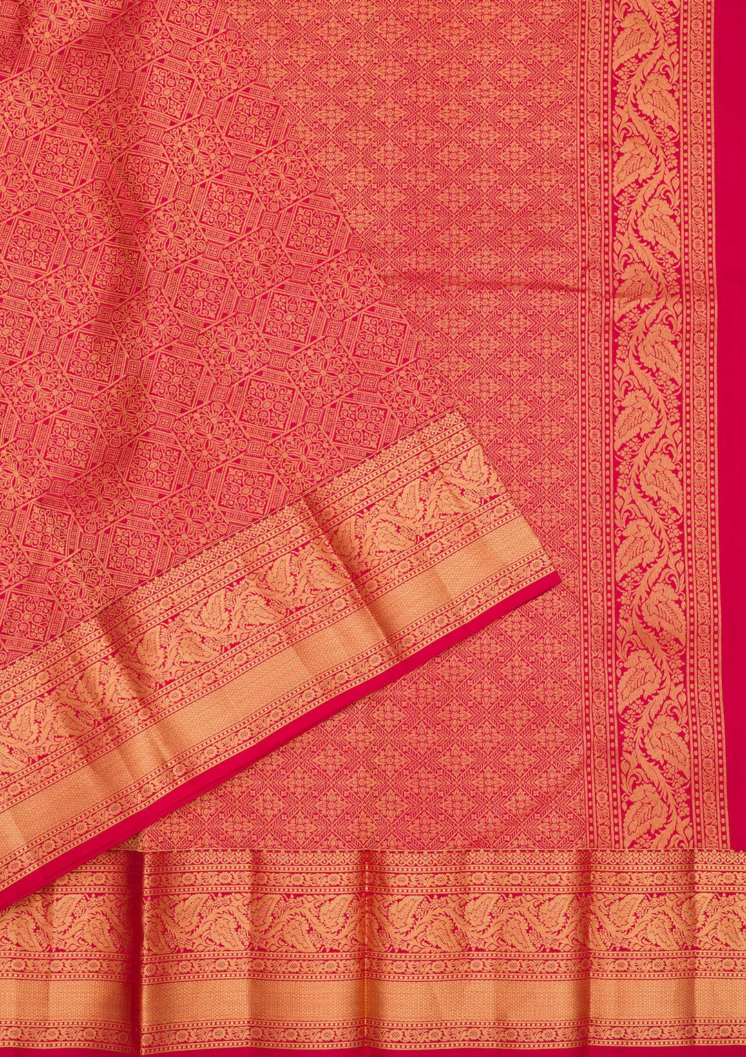 Maroon Zariwork Pure Silk Saree