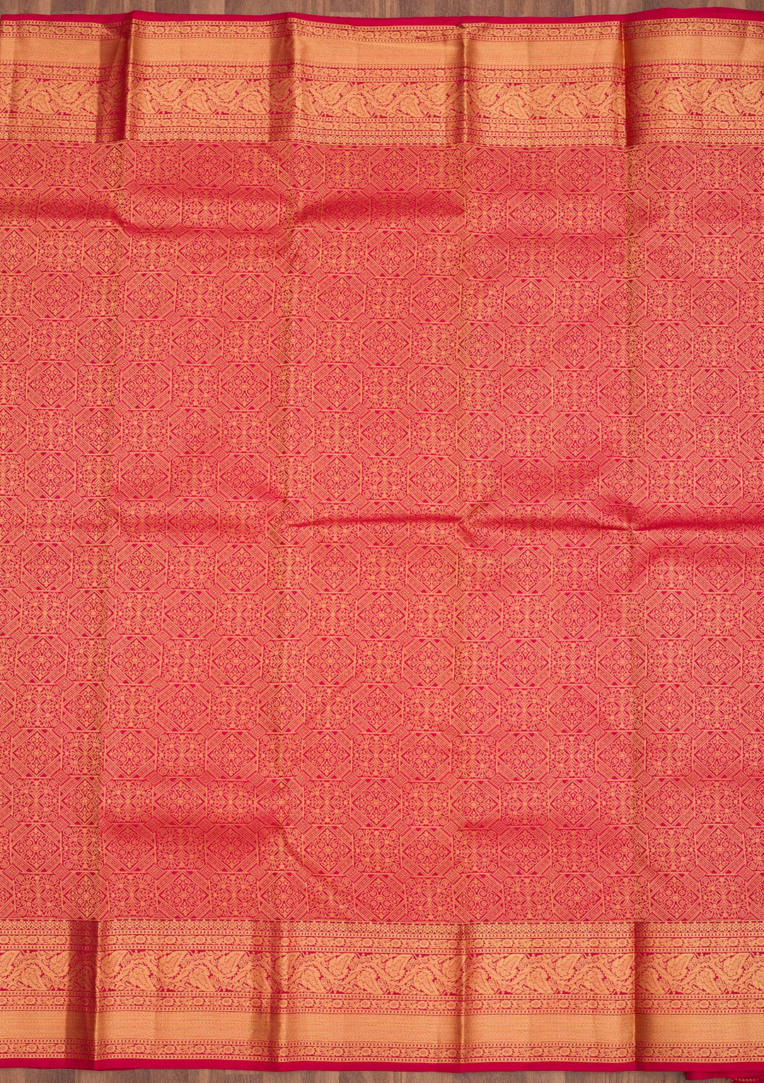Maroon Zariwork Pure Silk Saree