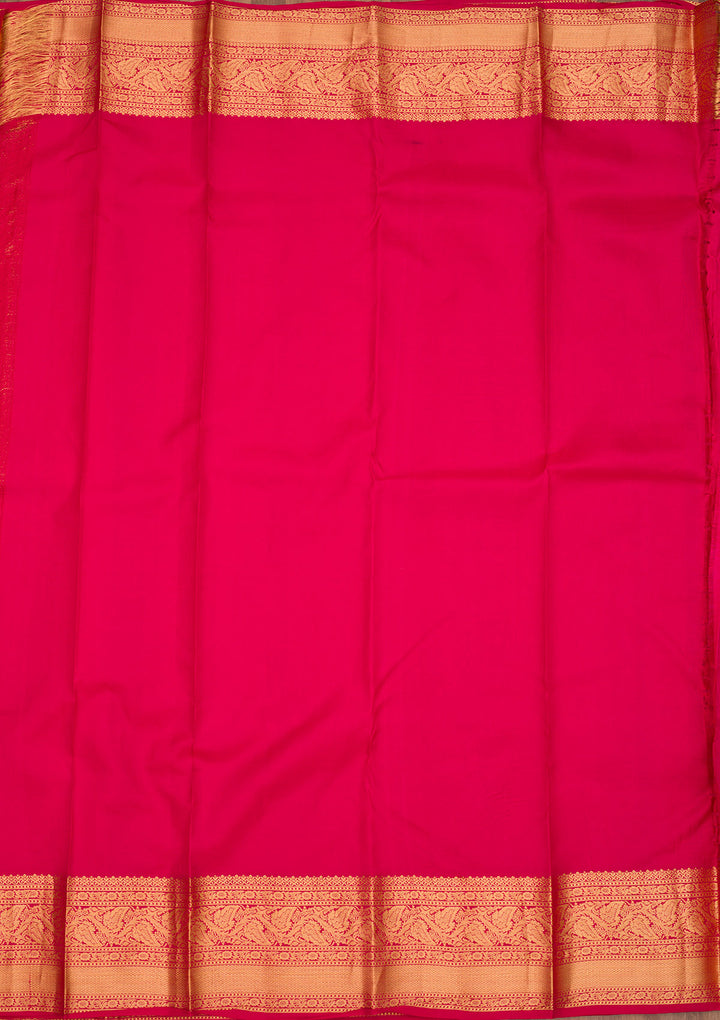 Maroon Zariwork Pure Silk Saree