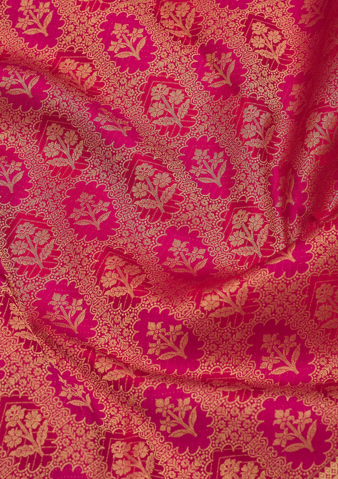 Maroon Zariwork Pure Silk Saree