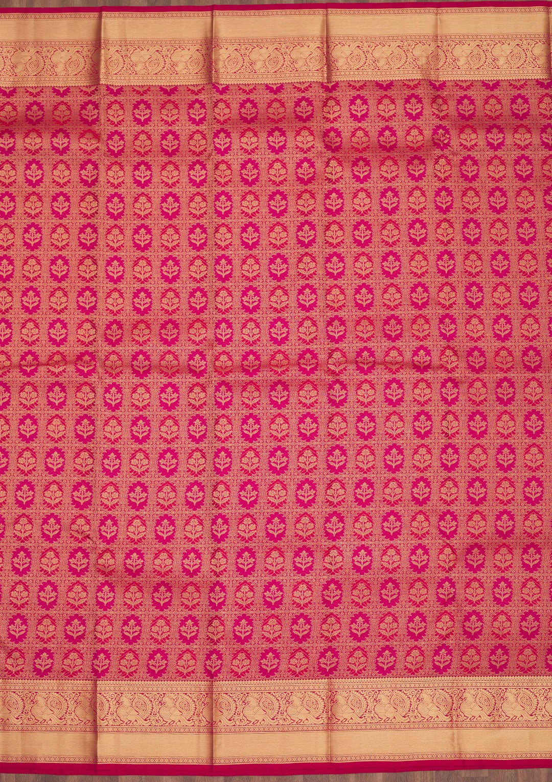 Maroon Zariwork Pure Silk Saree