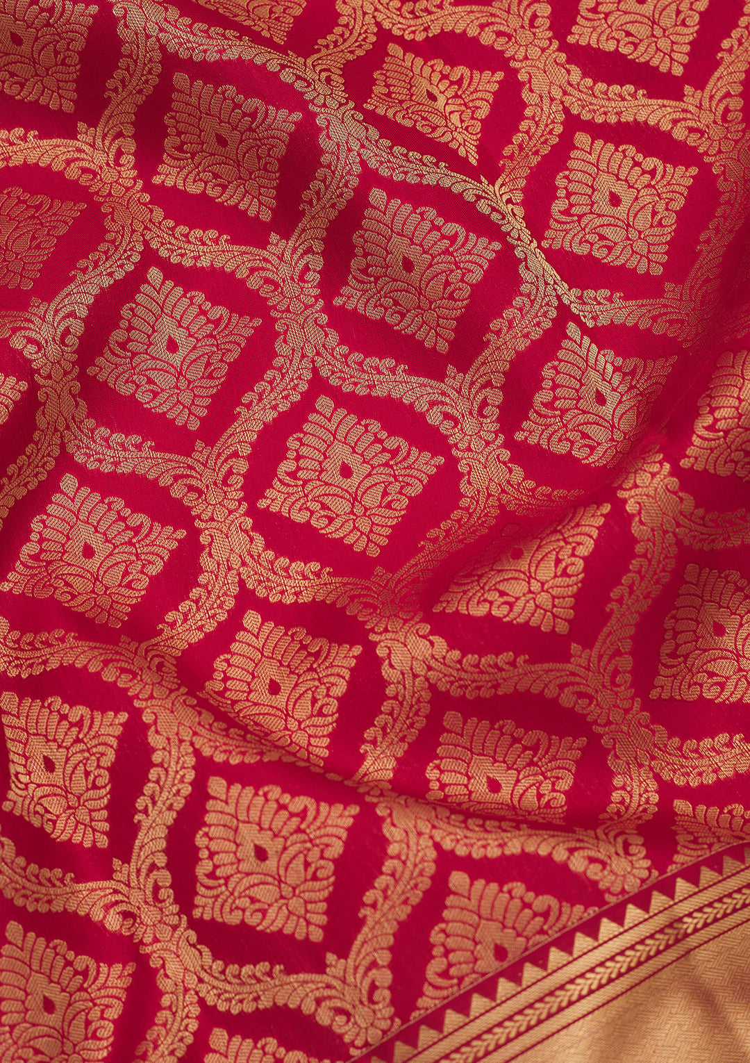 Maroon Zariwork Pure Silk Saree