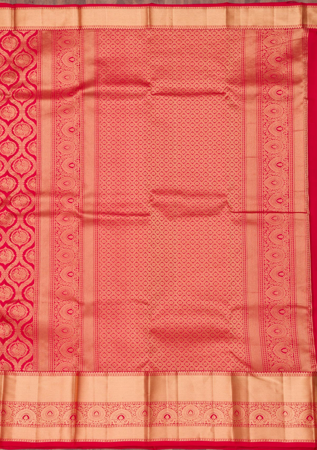 Maroon Zariwork Pure Silk Saree