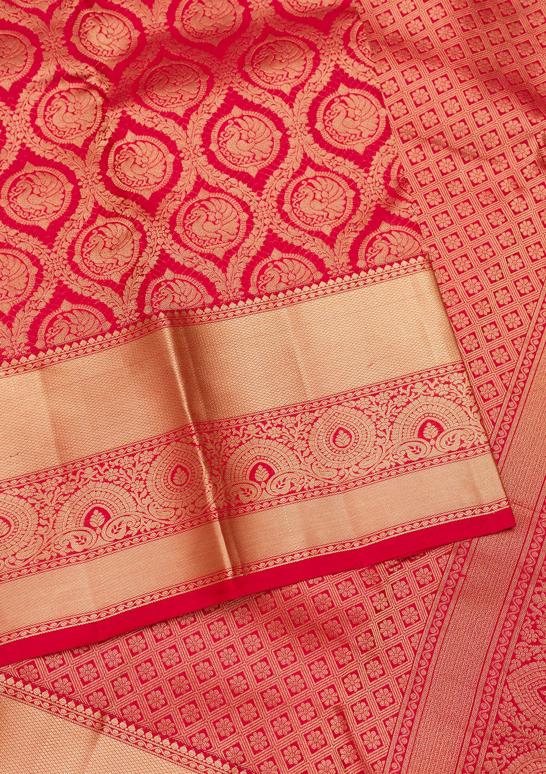 Maroon Zariwork Pure Silk Saree