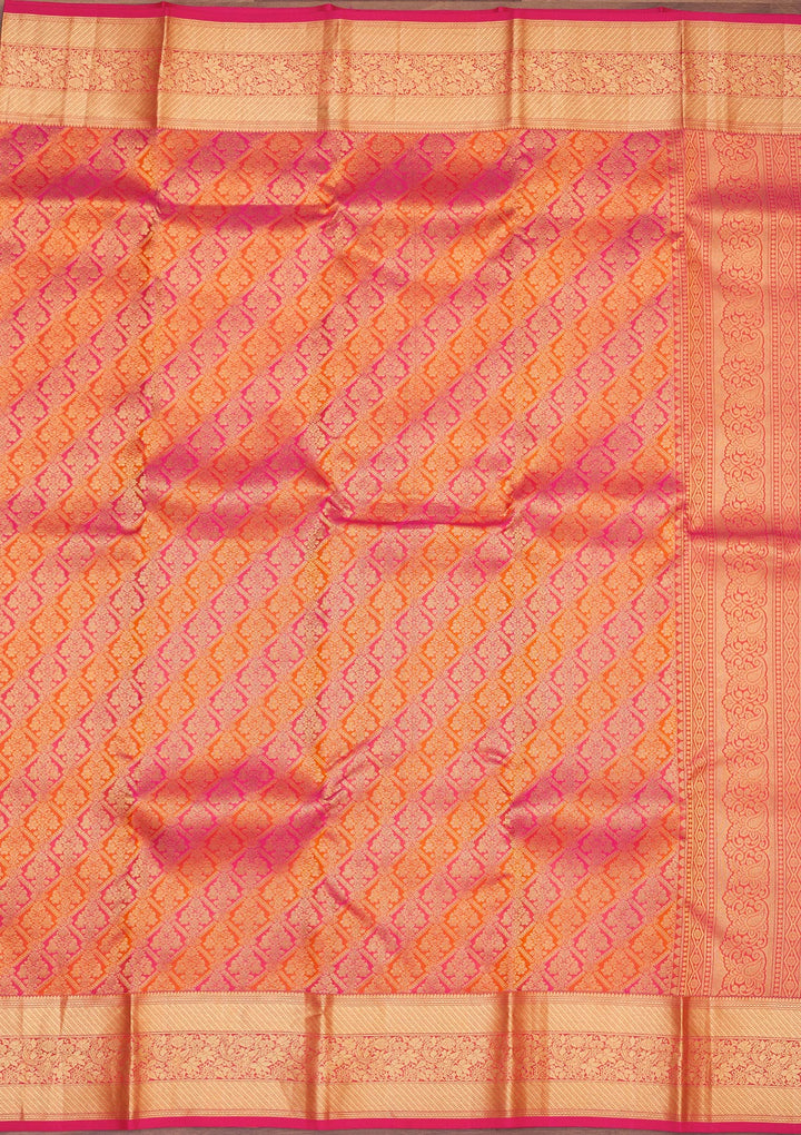 Maroon Zariwork Pure Silk Saree