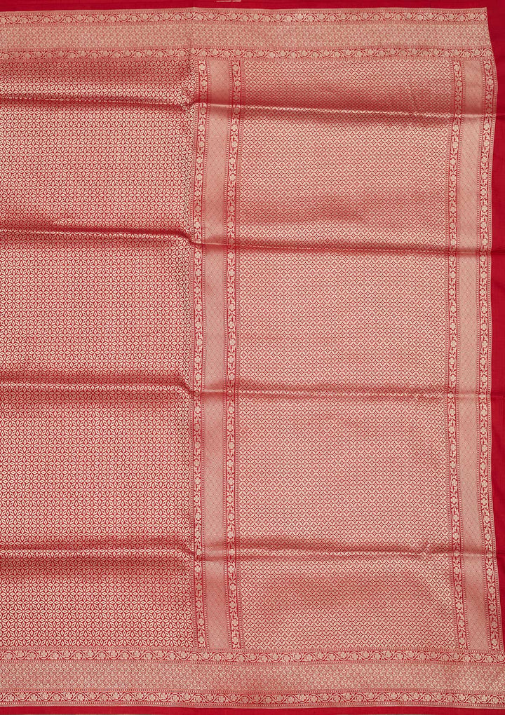 Maroon Zariwork Pure Silk Saree