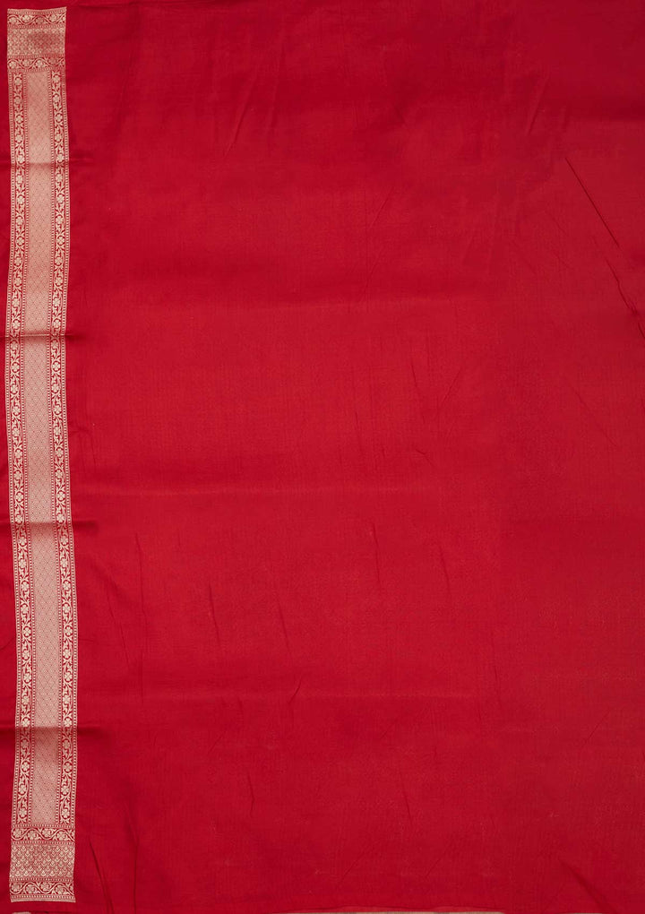 Maroon Zariwork Pure Silk Saree