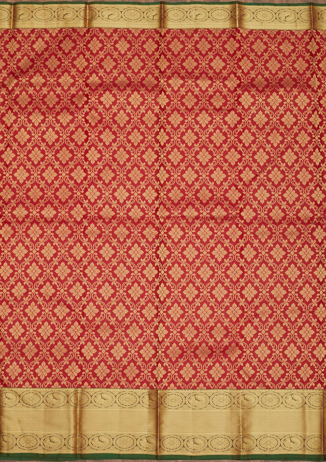 Maroon Zariwork Pure Silk Saree