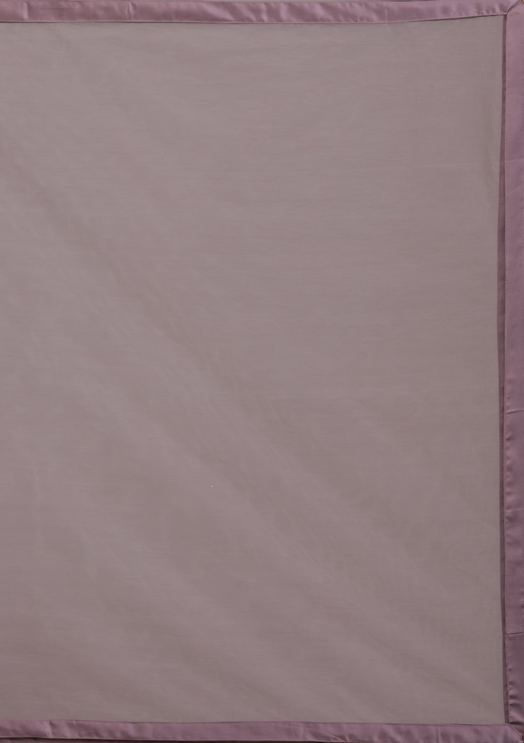Mauve Cutdana Satin Gown