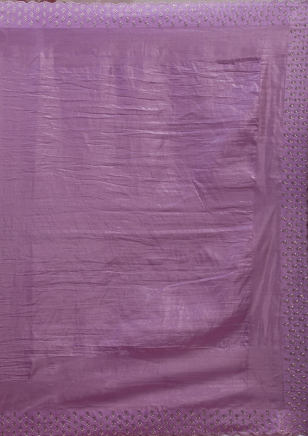 Mauve Swarovski Tissue Saree