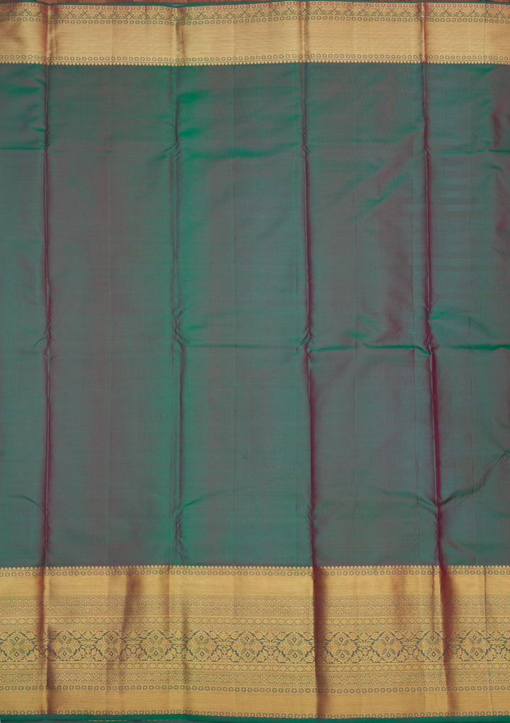 Mauve Zariwork Pure Silk Saree