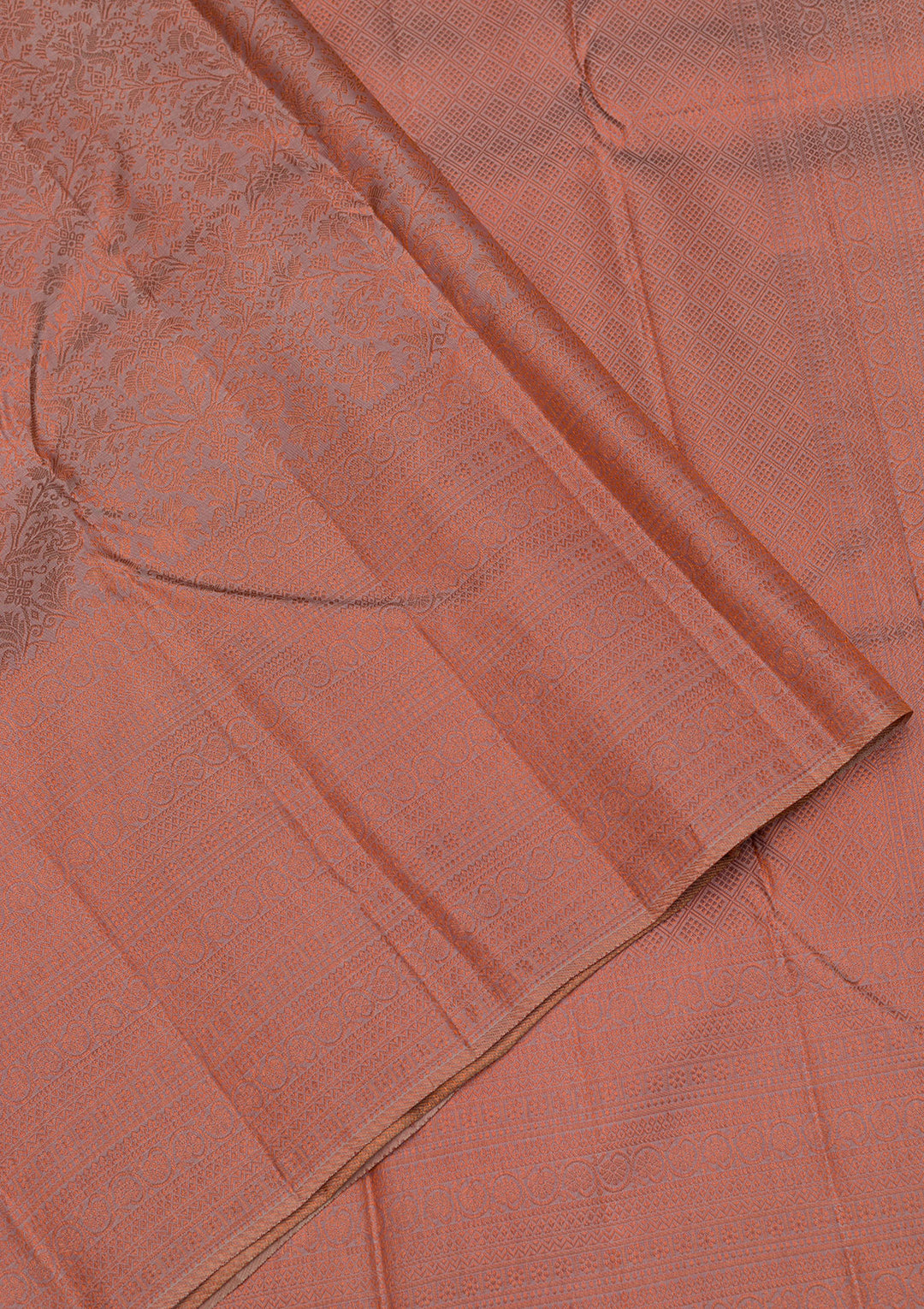 Mauve Zariwork Pure Silk Saree