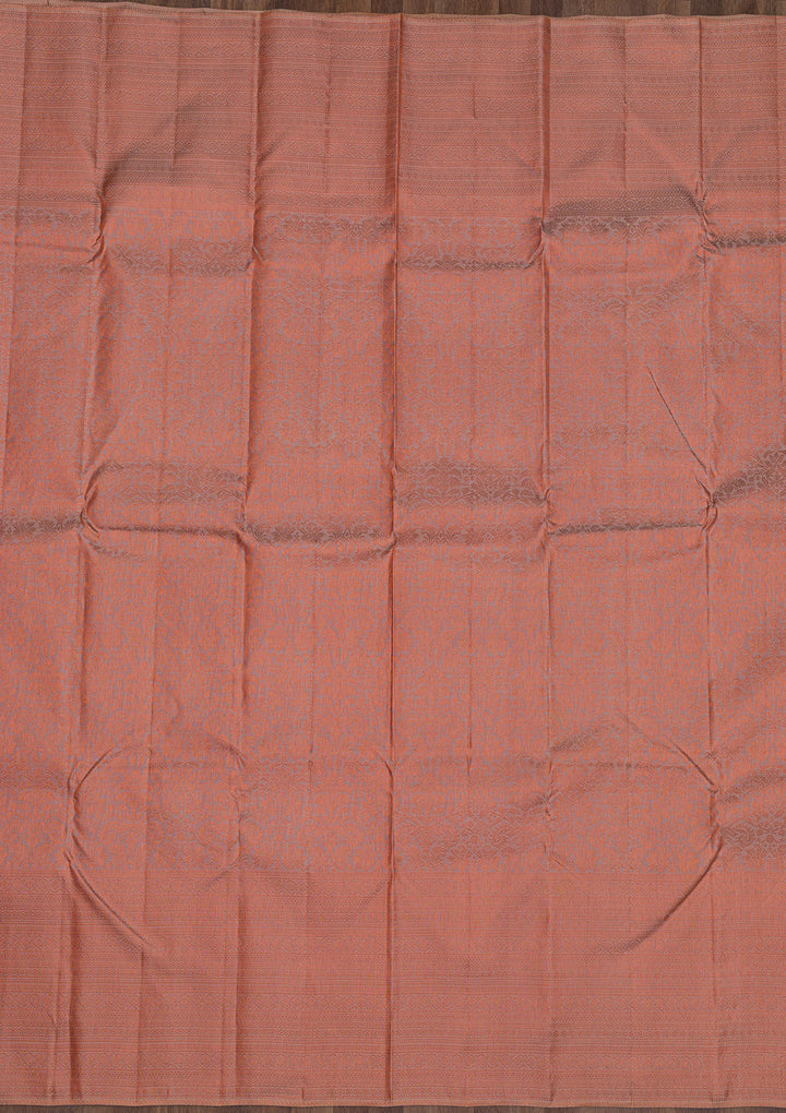 Mauve Zariwork Pure Silk Saree