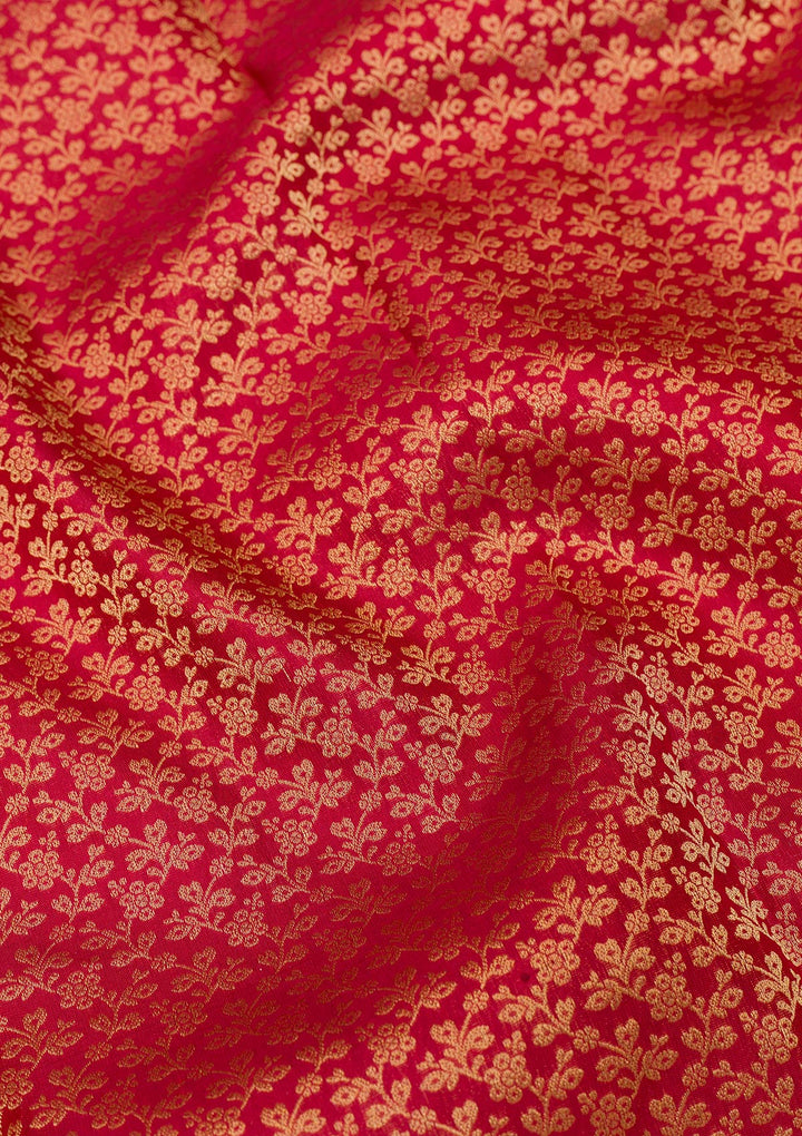 Mauve Zariwork Banarasi Pure Silk Saree