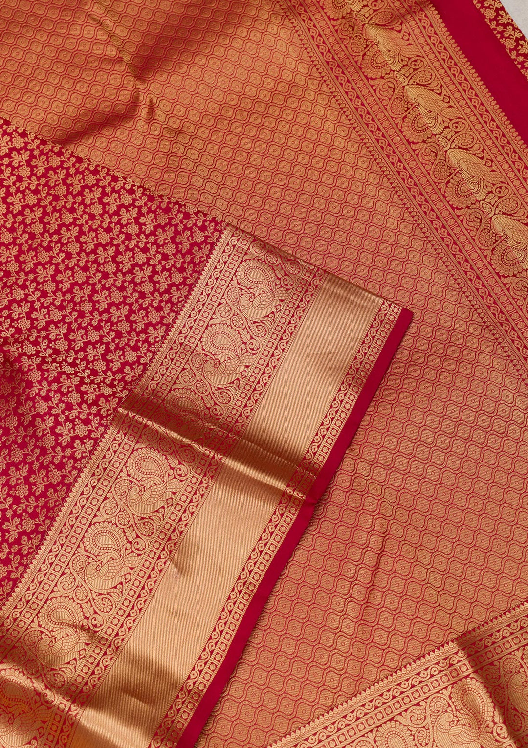 Mauve Zariwork Banarasi Pure Silk Saree