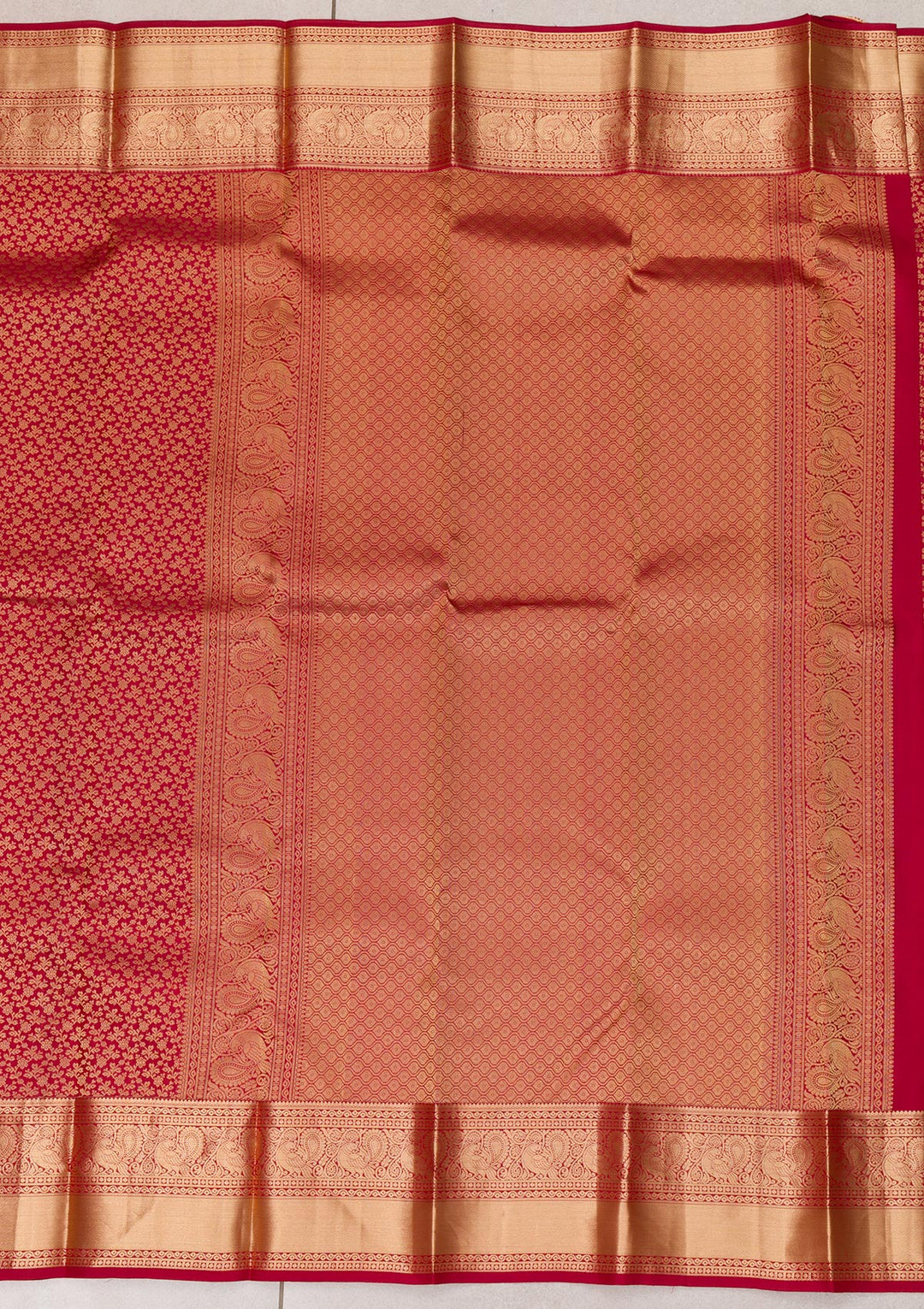 Mauve Zariwork Banarasi Pure Silk Saree