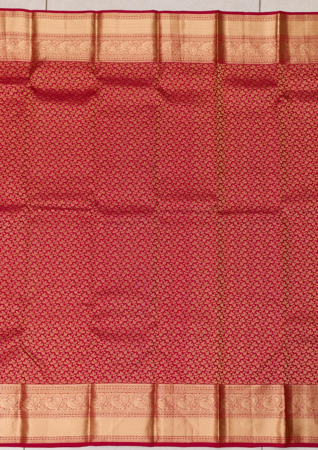 Mauve Zariwork Banarasi Pure Silk Saree